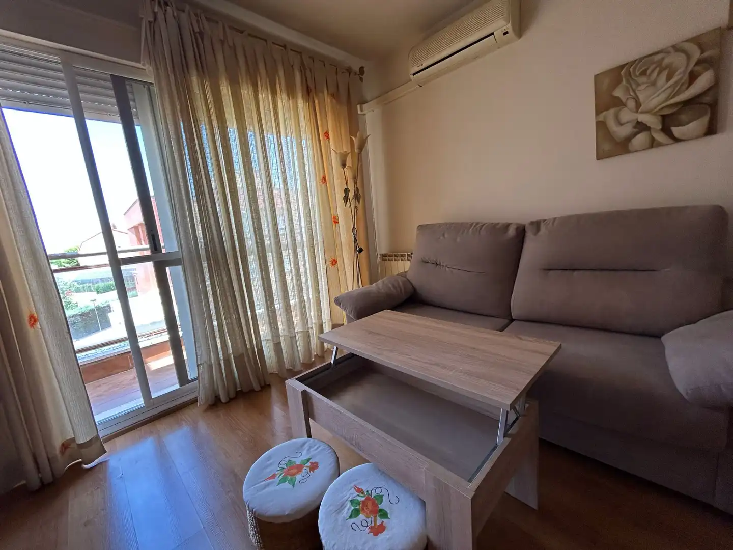 Wohnzimmer von Wohnung zur Miete in Ciudad Real mit Klimaanlage, Heizung und Terrasse