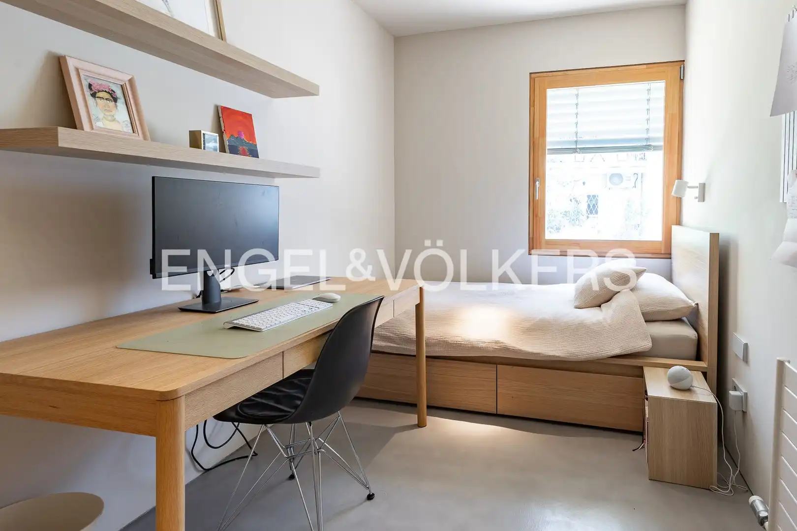 Bedroom of Houses for rent in Barcelona  with Air Conditioner, Heating and Private garden
