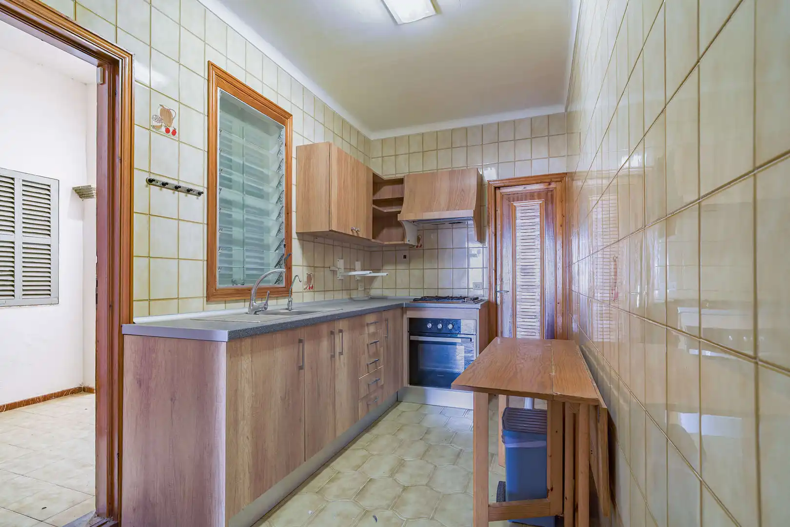 Cuina de Casa o xalet en venda en Santa Margalida amb Terrassa, Moblat i Balcó