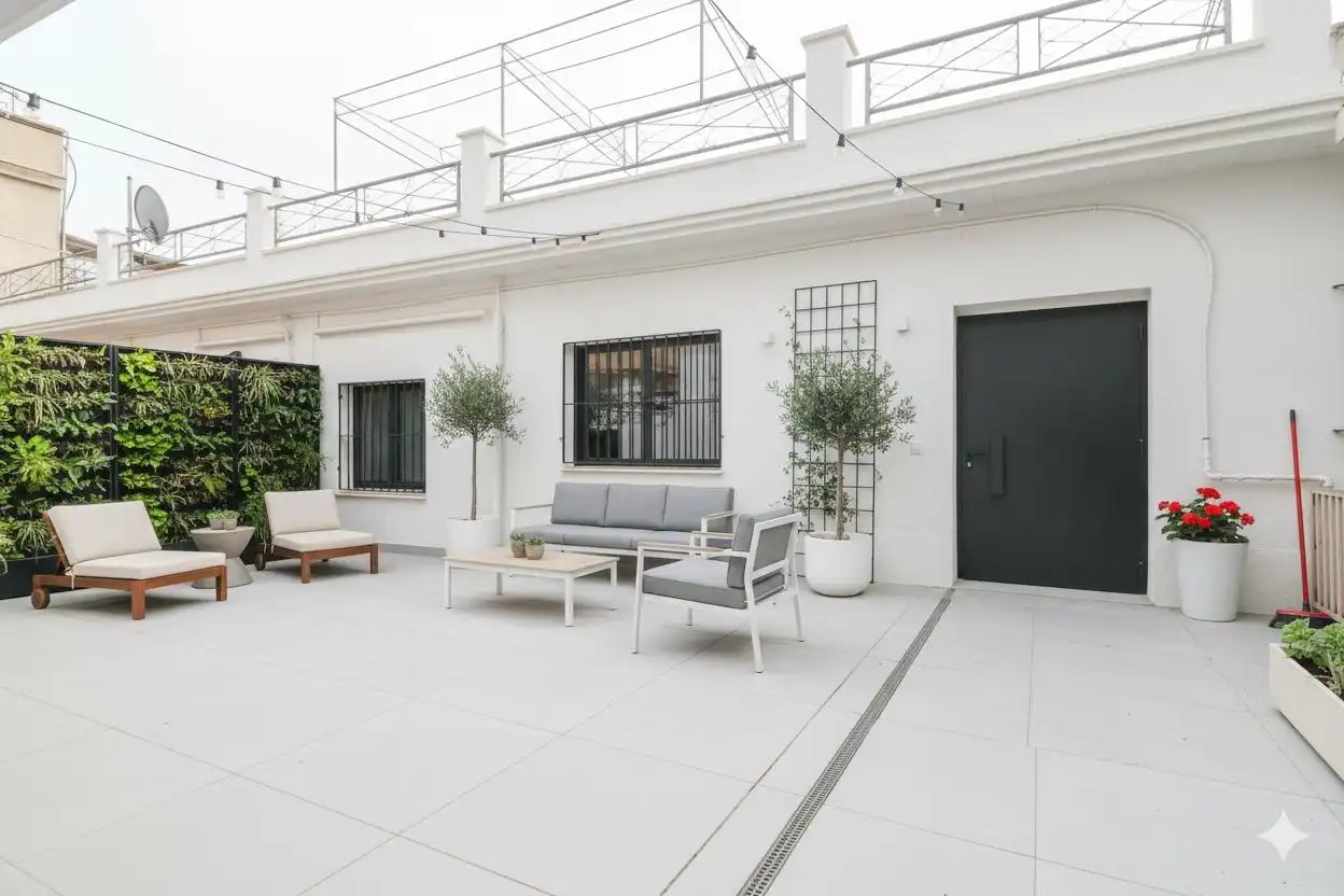 Terrace of Country homes for sale in Sant Boi de Llobregat  with Private garden, Terrace and Storage room