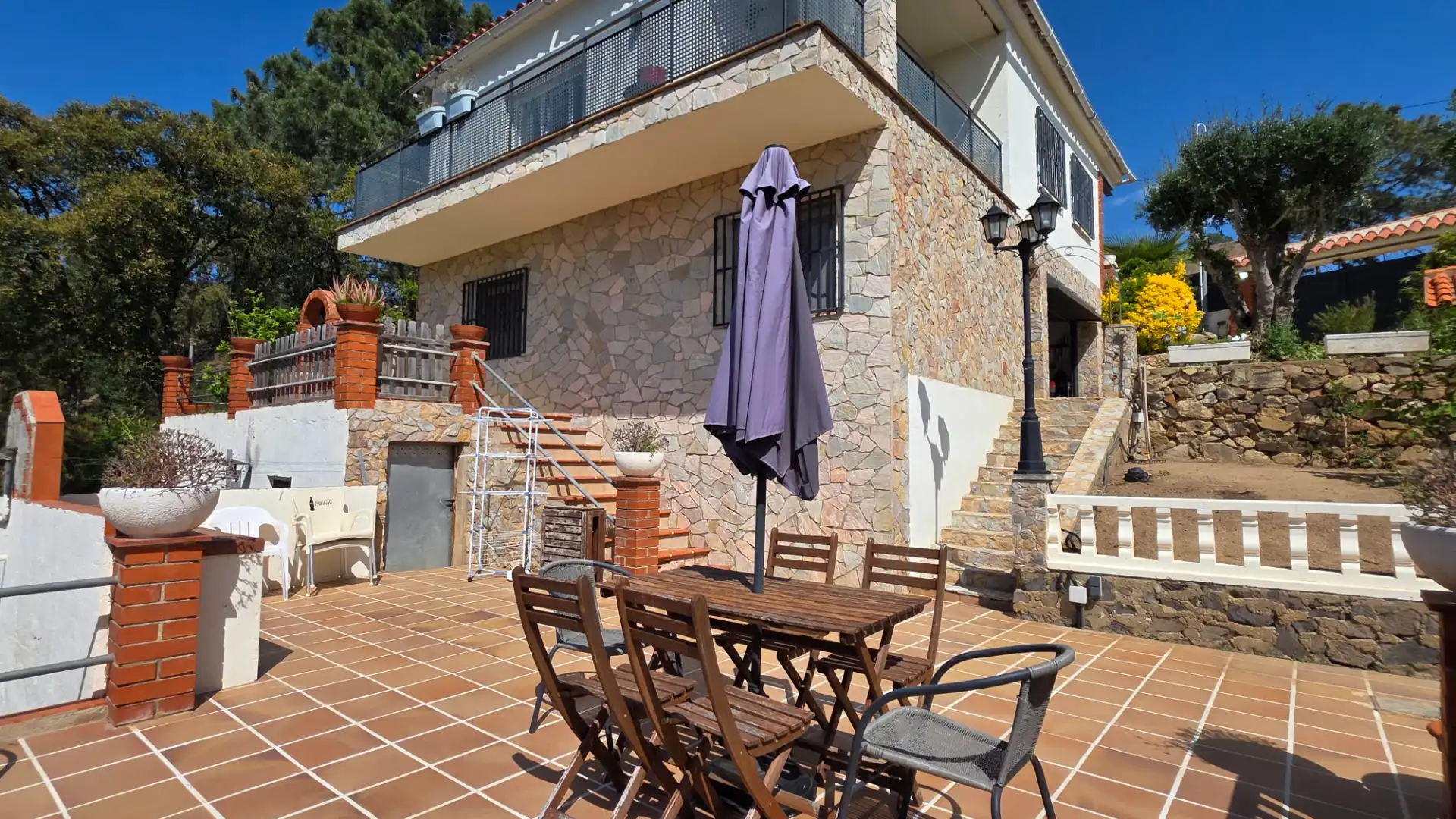 Terrassa de Casa o xalet en venda en Lloret de Mar amb Aire condicionat, Calefacció i Jardí privat