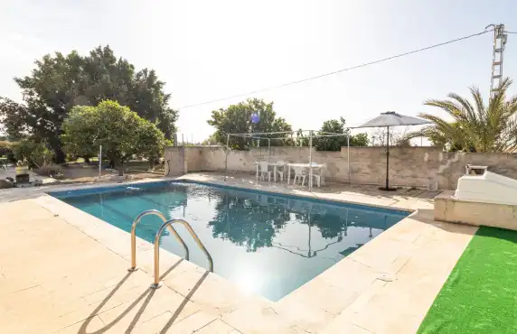 Piscina de Casa o xalet en venda en Elche / Elx amb Jardí privat, Terrassa i Piscina