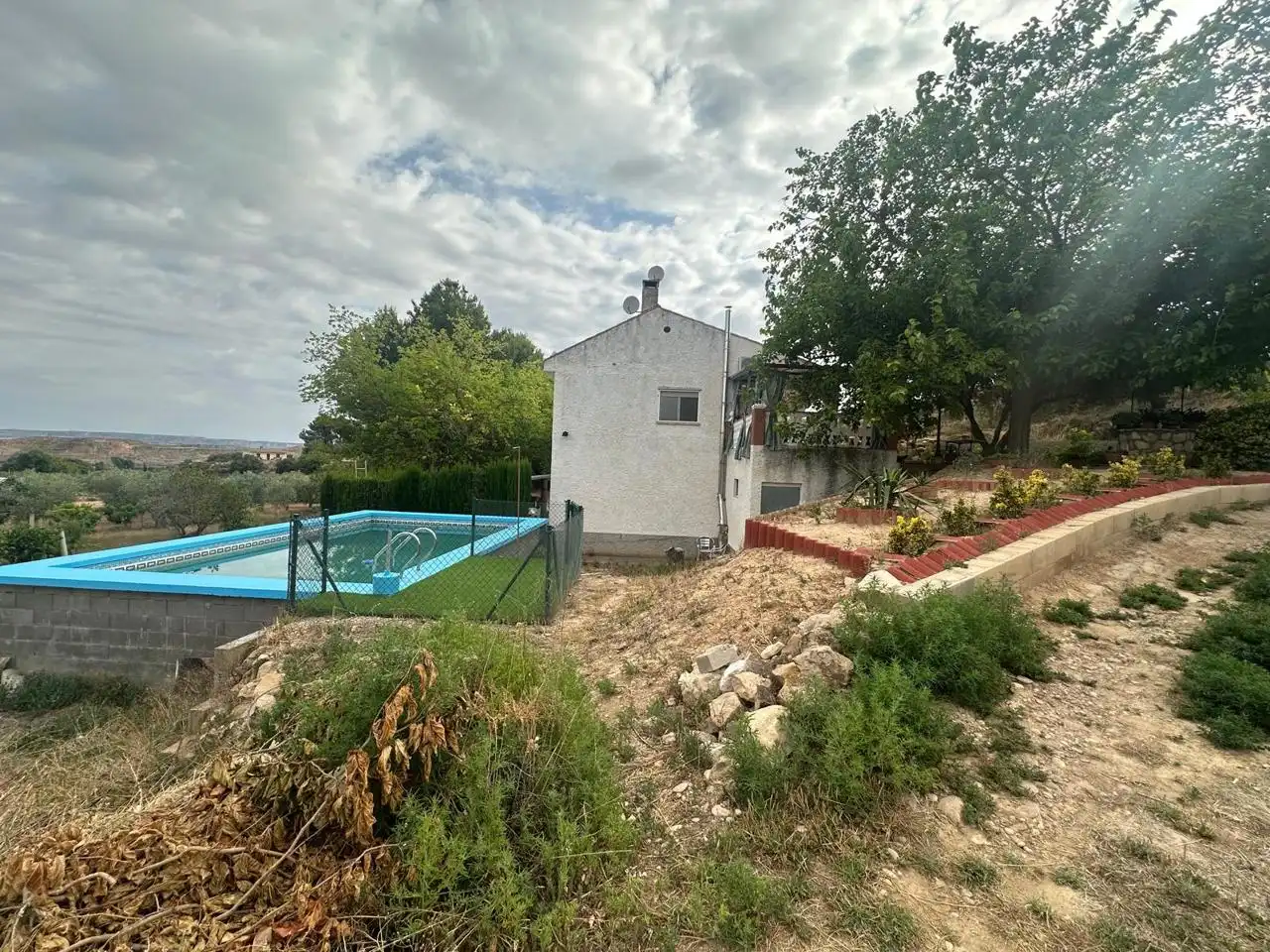 Garden of Houses for sale in Caspe  with Air Conditioner, Heating and Private garden