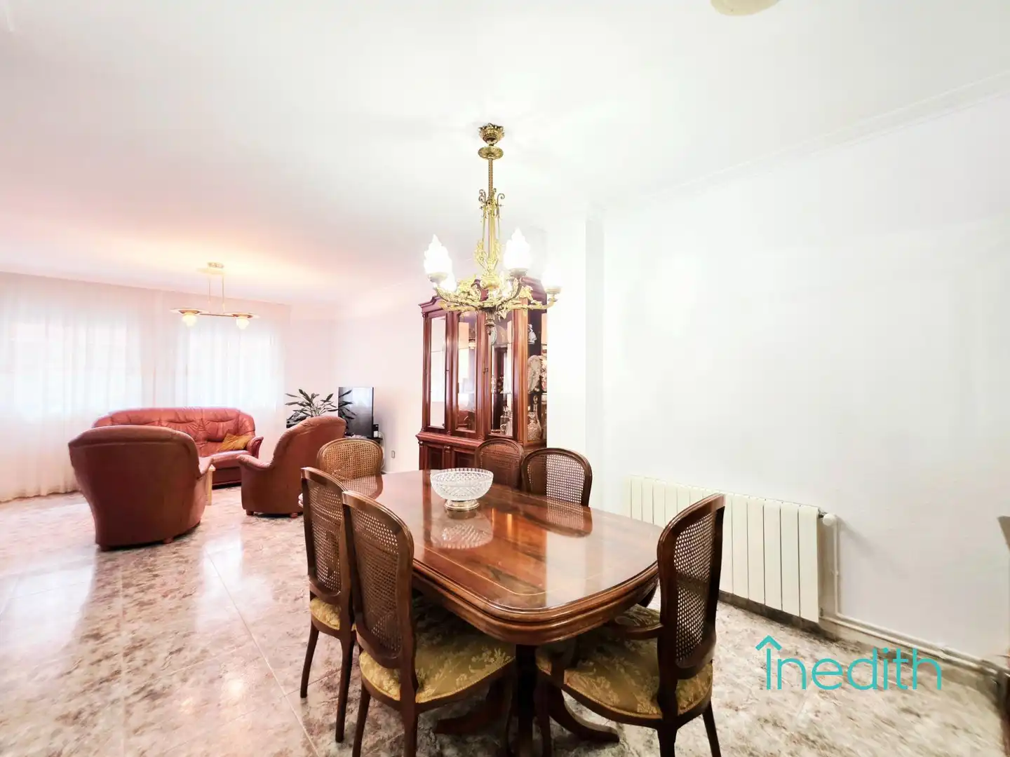 Esszimmer von Wohnung zum Verkauf in Cubelles mit Heizung, Privatgarten und Terrasse