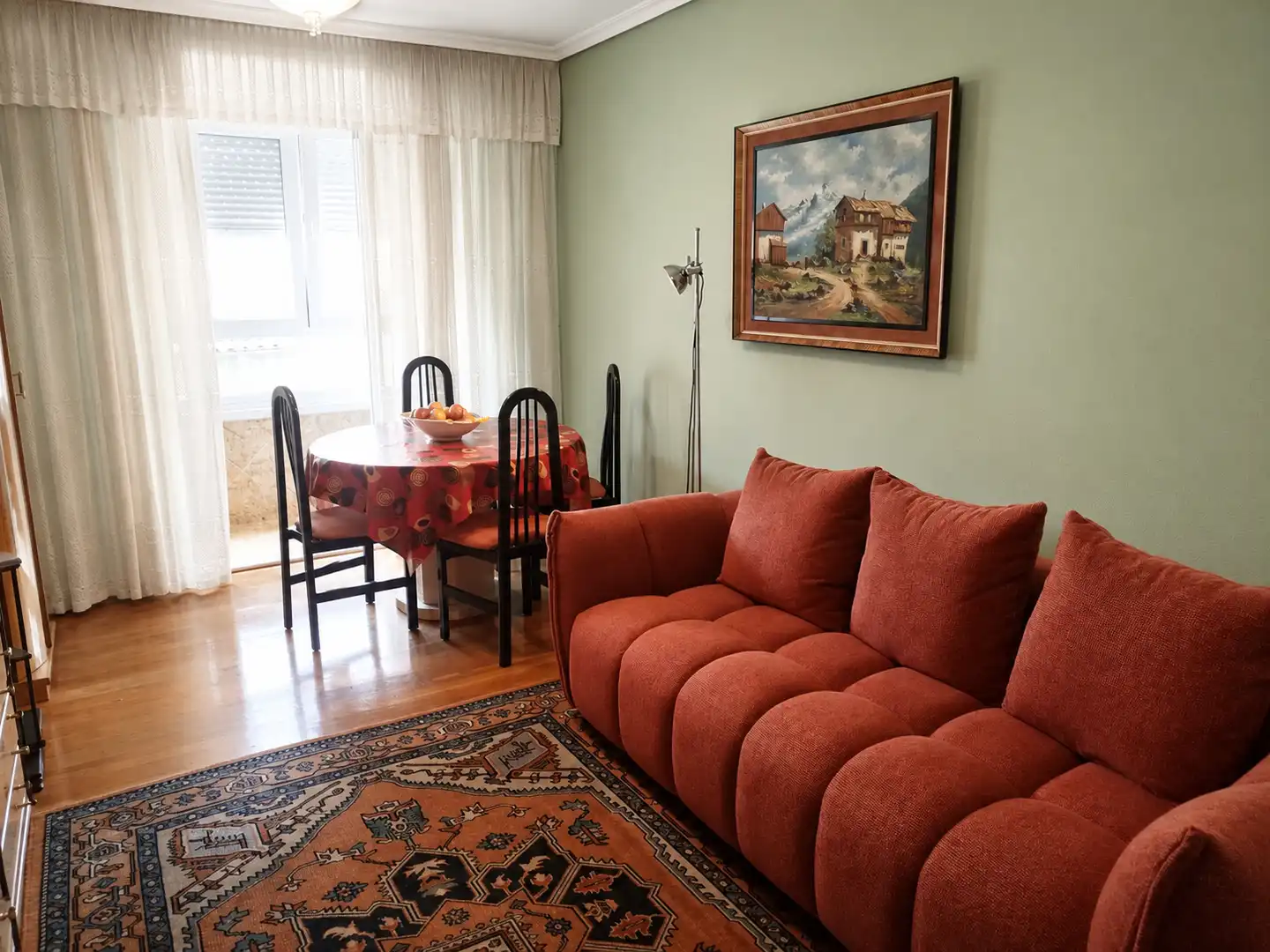 Wohnzimmer von Wohnung zur Miete in Santander mit Heizung, Abstellraum und Möbliert