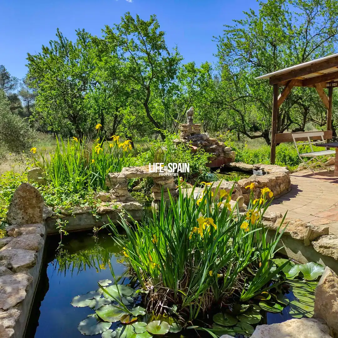 Garten von Country house zum Verkauf in Rasquera mit Klimaanlage, Privatgarten und Terrasse