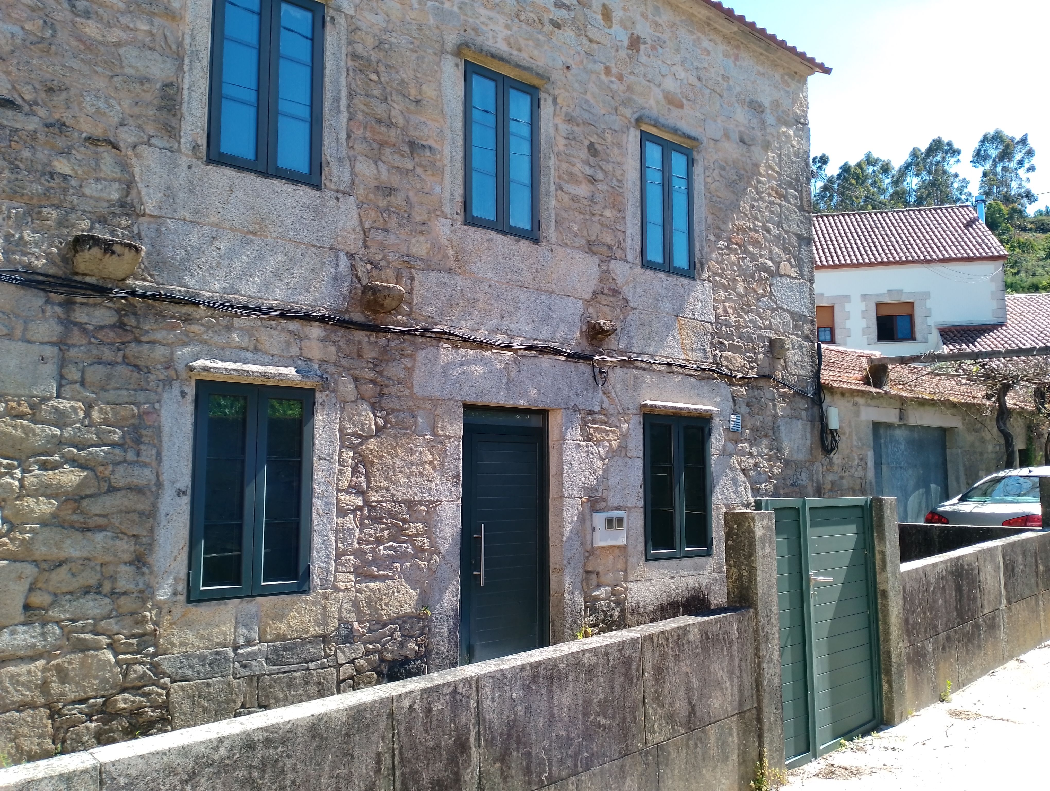Vista exterior de Finca rústica en venda en Porto do Son amb Jardí privat, Terrassa i Traster