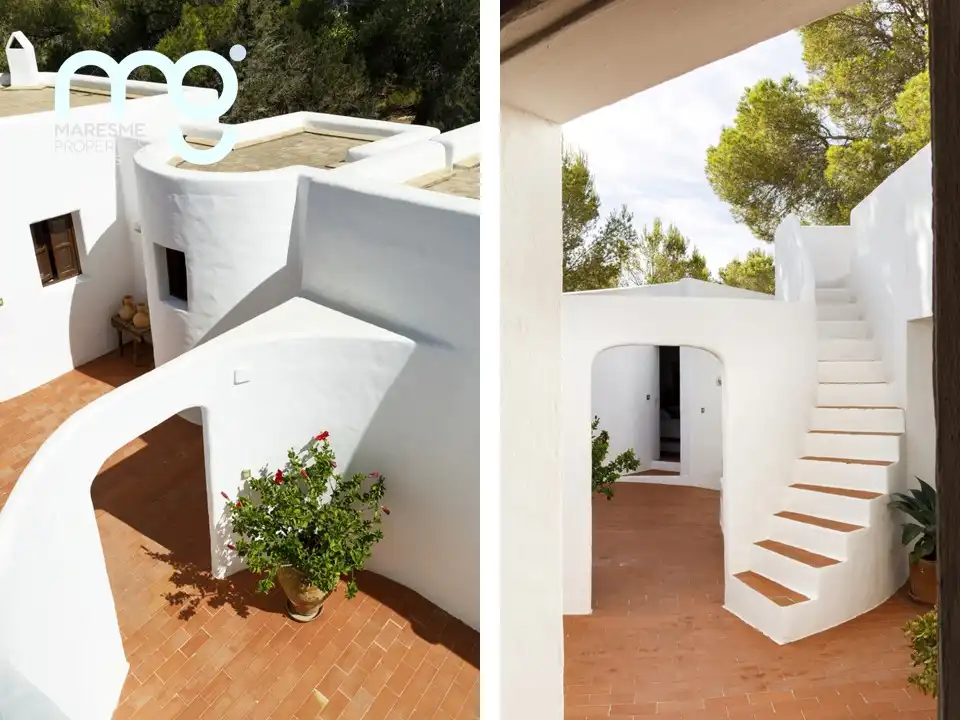 Garden of Country homes for sale in Andratx  with Air Conditioner, Heating and Private garden