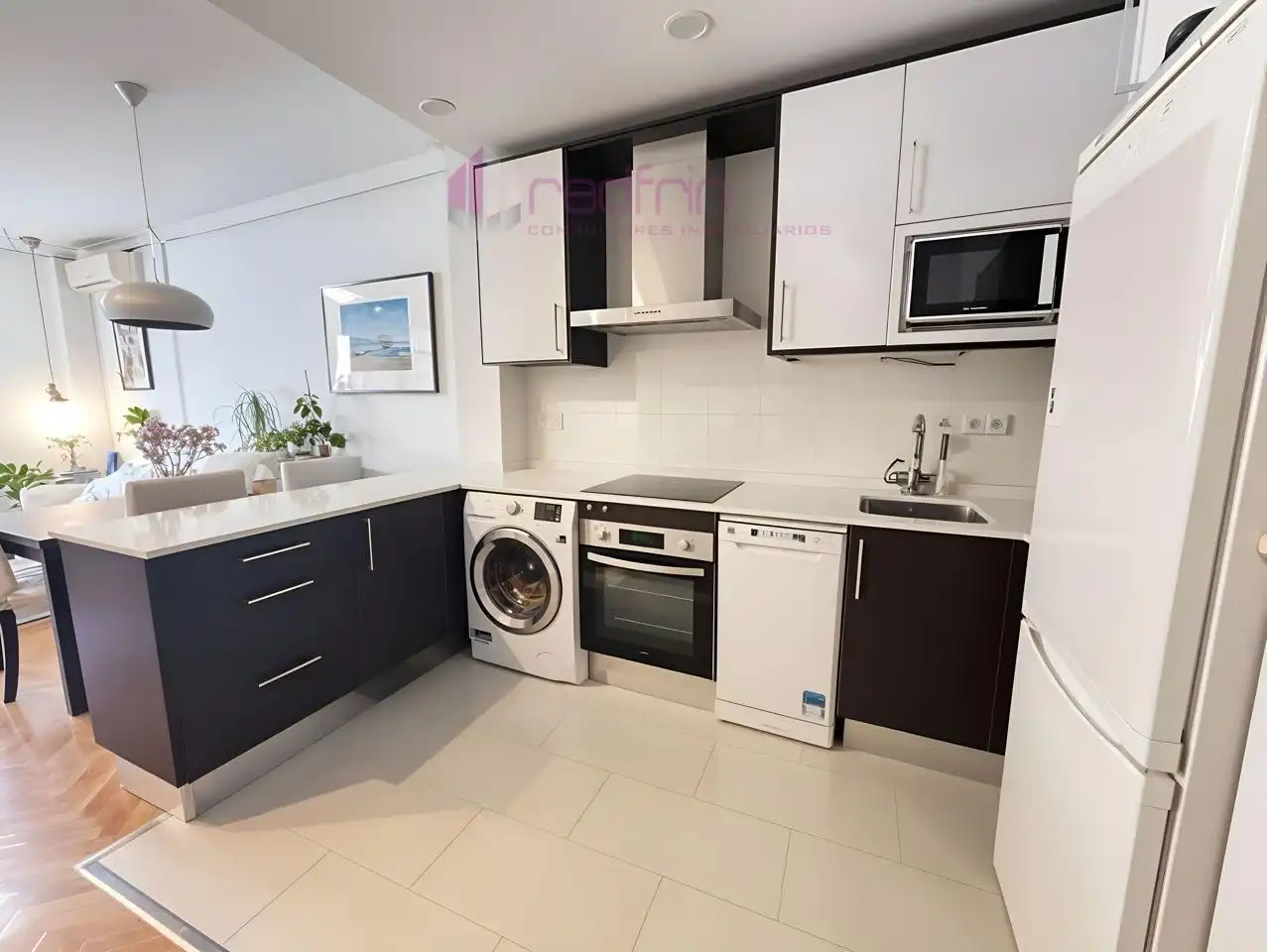 Kitchen of Flat for sale in Madrid  with Air Conditioner and Terrace