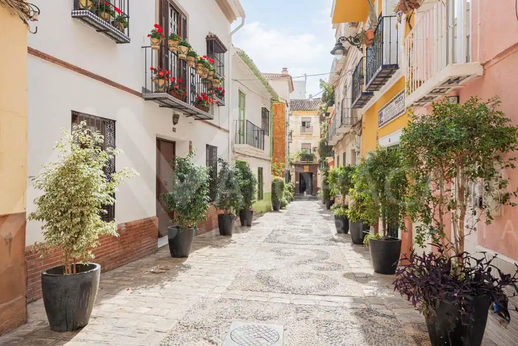 Exterior view of Flat for sale in Málaga  with Air Conditioner, Heating and Furnished