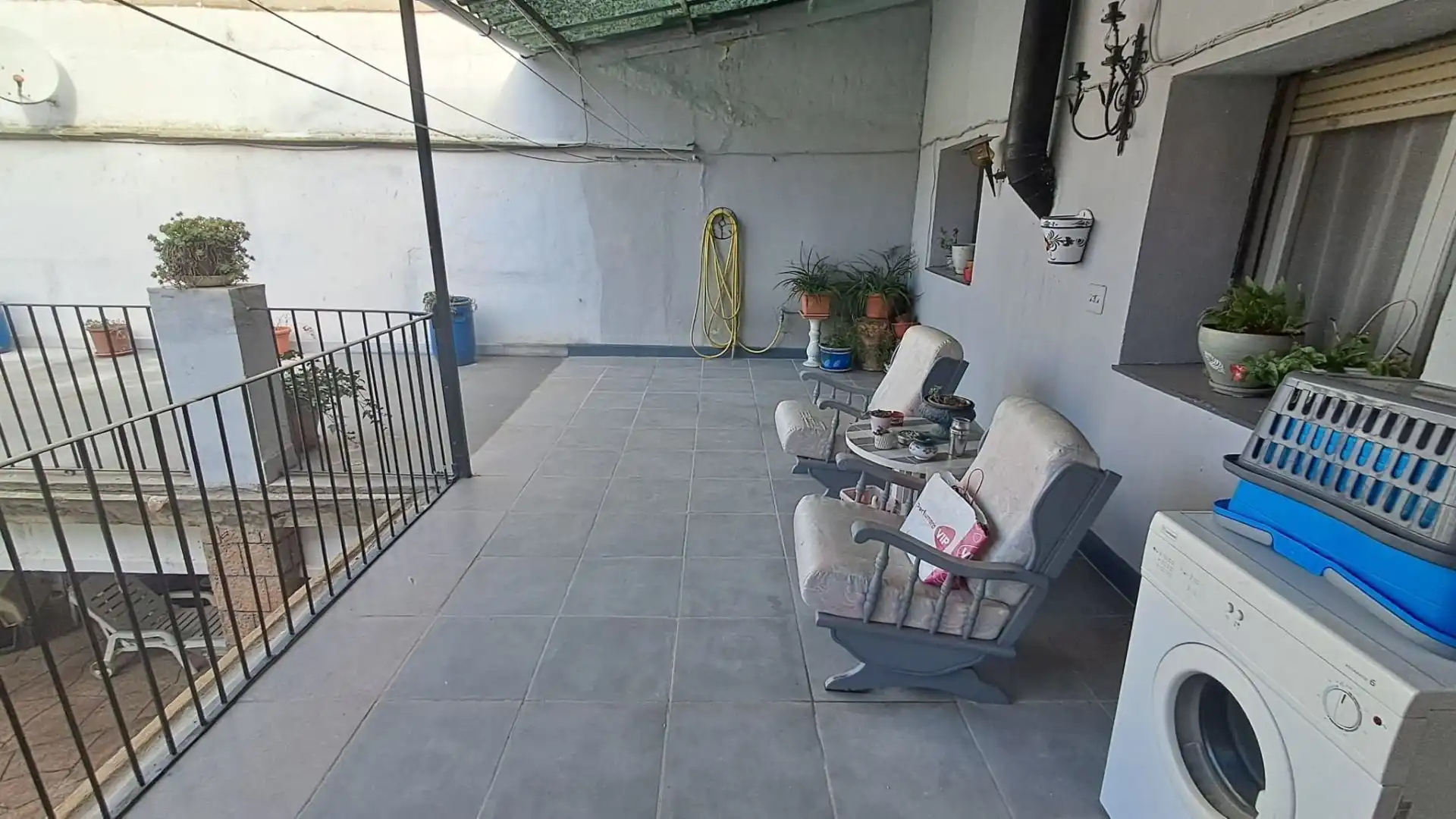 Terrasse von Haus oder Chalet zum Verkauf in Pueyo de Santa Cruz mit Klimaanlage, Heizung und Privatgarten