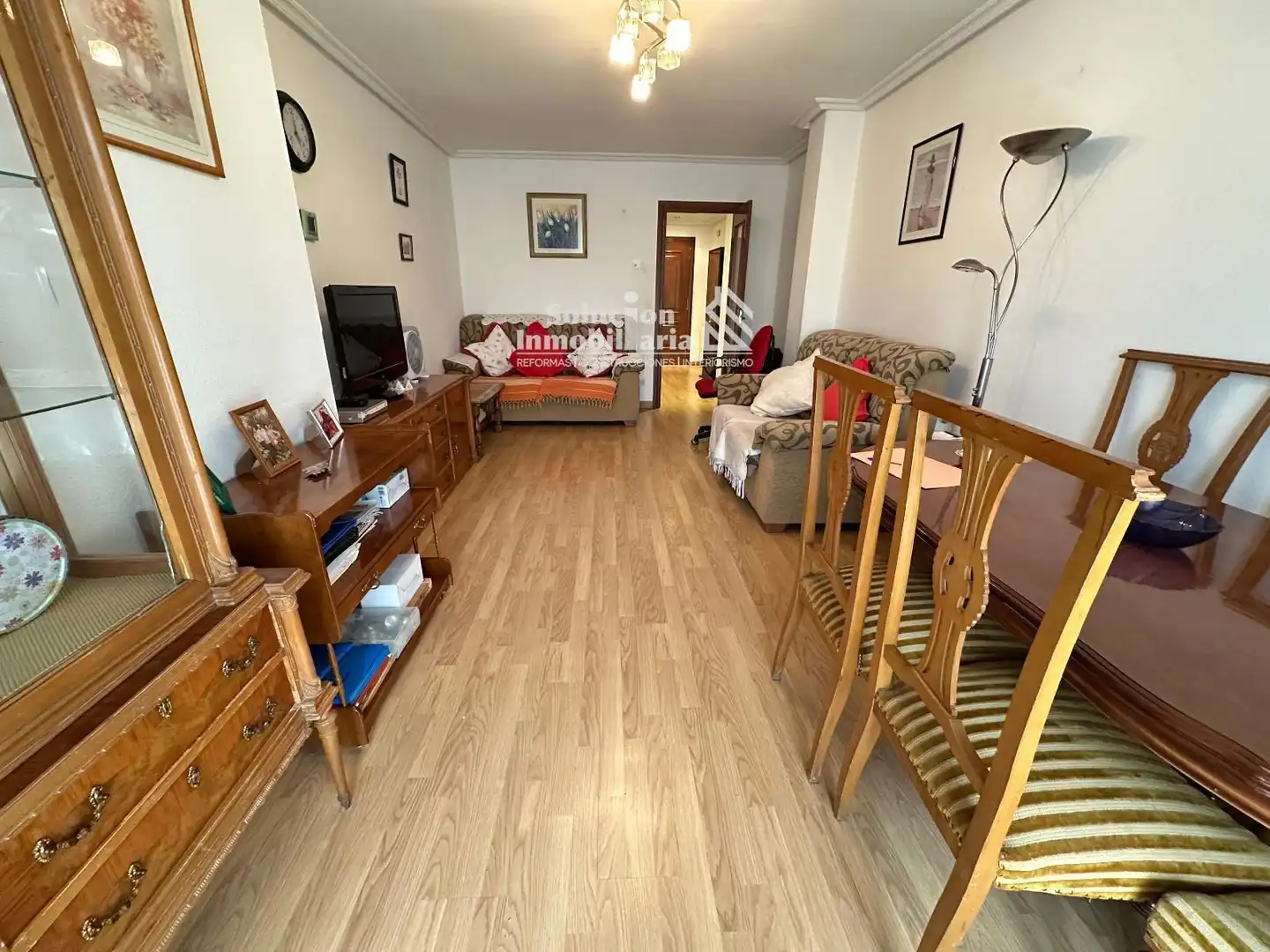 Living room of Flat for rent in Salamanca  with Heating, Terrace and Furnished