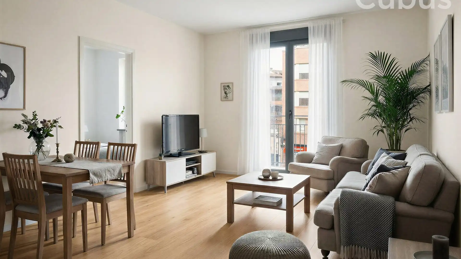 Sala d'estar de Pis en venda en Olot amb Aire condicionat, Calefacció i Balcó