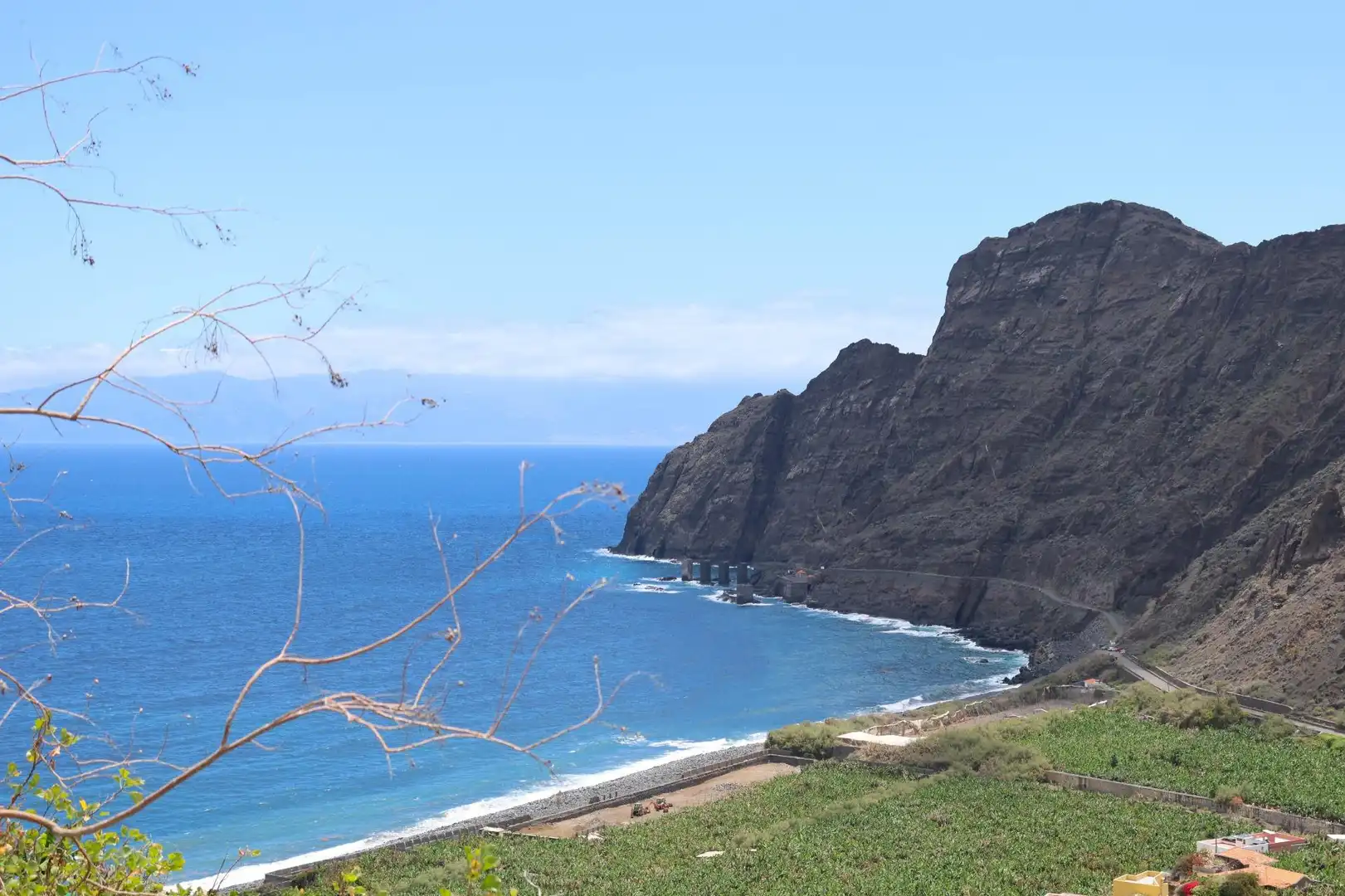 Vista exterior de Finca rústica en venta en Hermigua con Jardín privado, Terraza y Amueblado