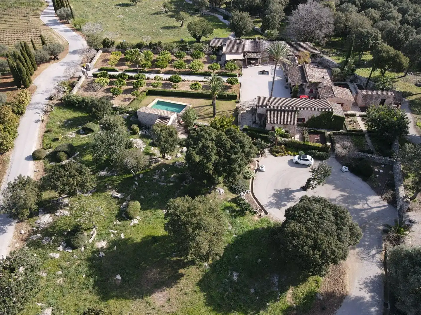 Jardín de Finca rústica en venta en Pollença con Aire acondicionado, Calefacción y Jardín privado