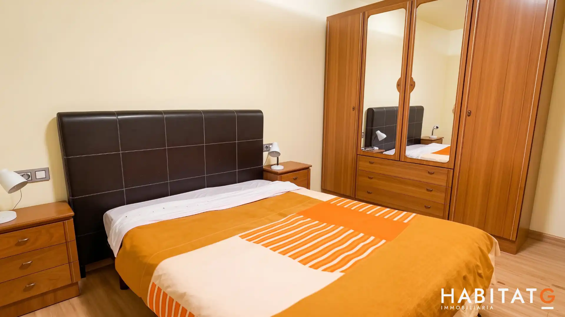 Schlafzimmer von Wohnung zum Verkauf in Bellpuig mit Heizung, Abstellraum und Möbliert