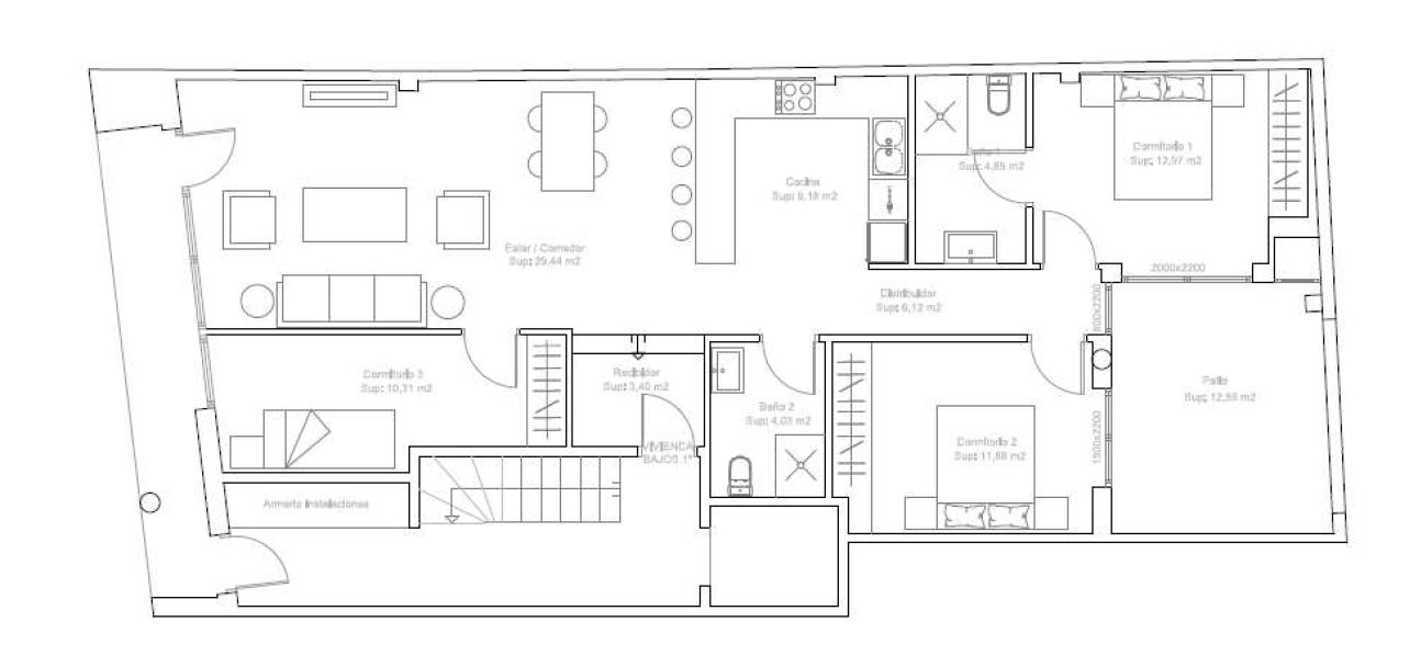 Piso en venta en Carrer de la Madriģuera, Vallpineda - Santa Bàrbara