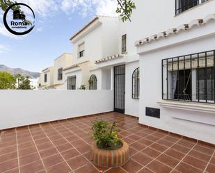 Exterior view of Single-family semi-detached for sale in Almuñécar  with Private garden, Parquet flooring and Terrace