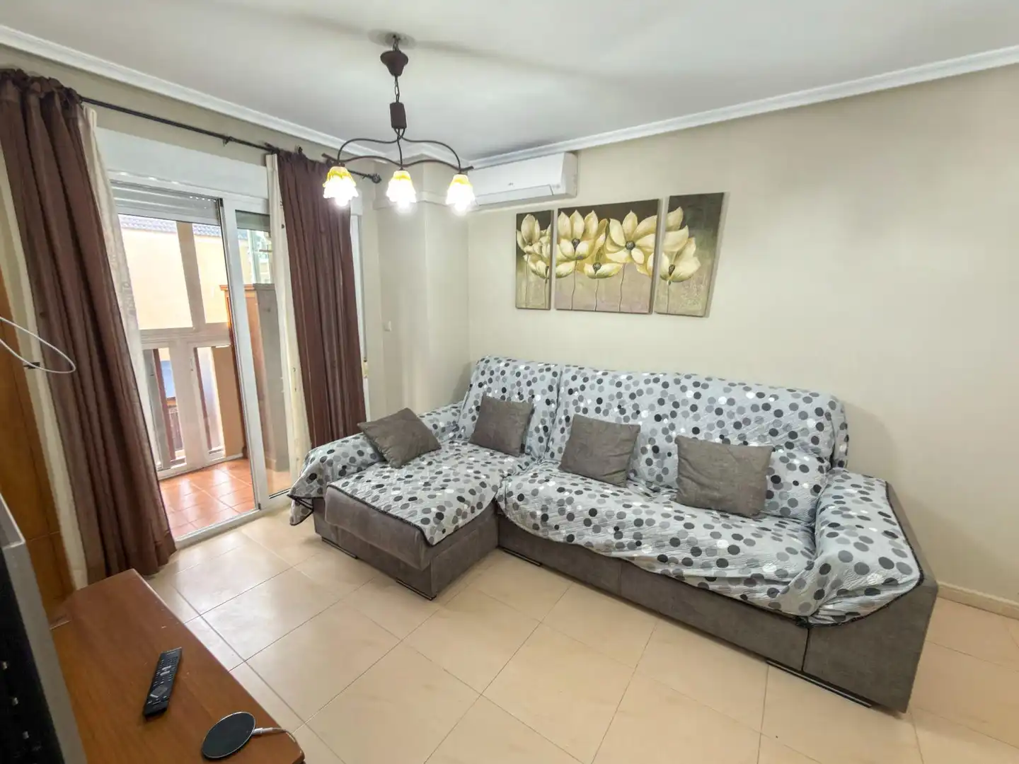 Sala de estar de Piso en venta en Albatera con Aire acondicionado, Amueblado y Balcón