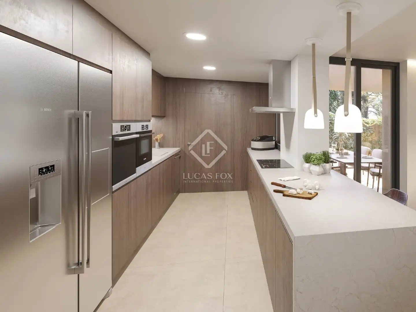 Cocina de Casa o chalet en venta en Godella con Aire acondicionado, Calefacción y Terraza