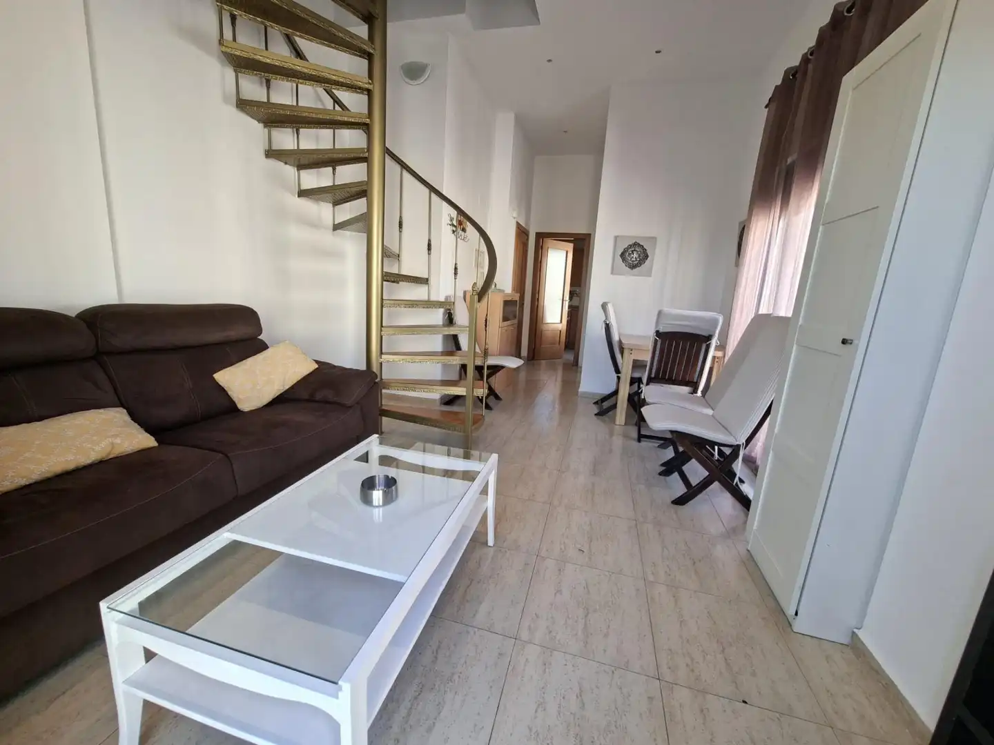 Sala de estar de Ático en venta en Gandia con Jardín privado, Terraza y Trastero