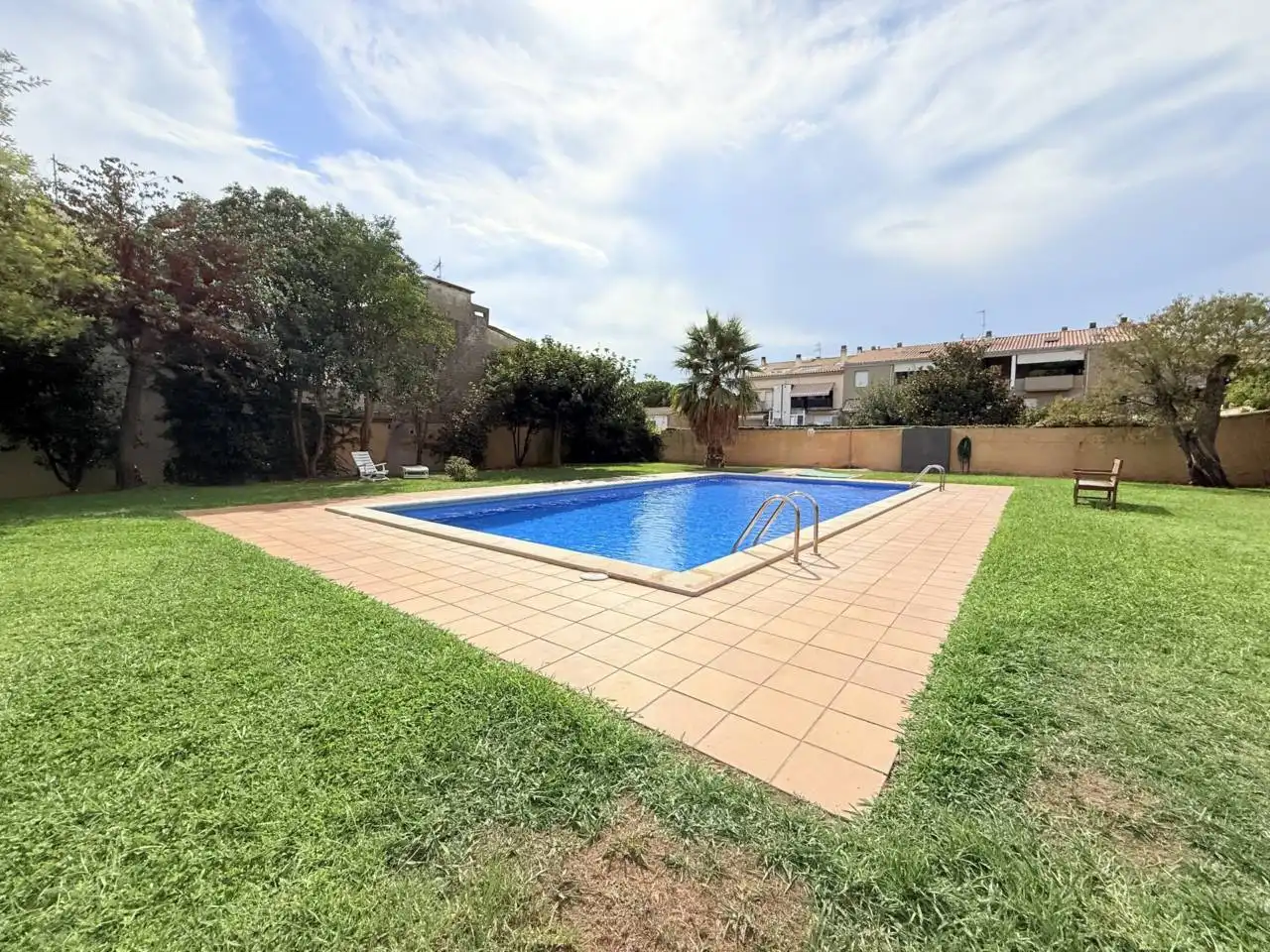 Swimming pool of Flat for sale in Calonge i Sant Antoni  with Air Conditioner and Heating