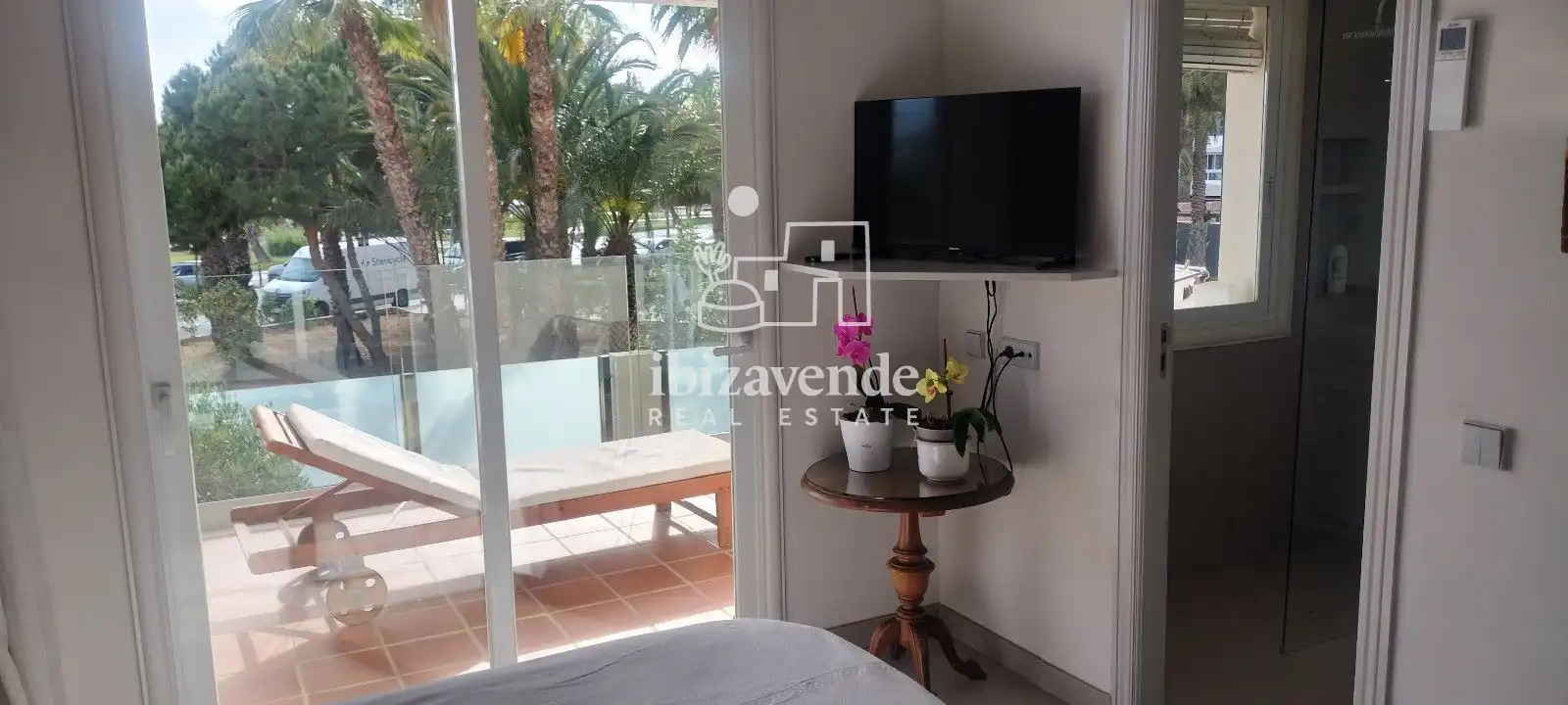 Jardín de Piso de alquiler en Eivissa con Calefacción, Terraza y Piscina