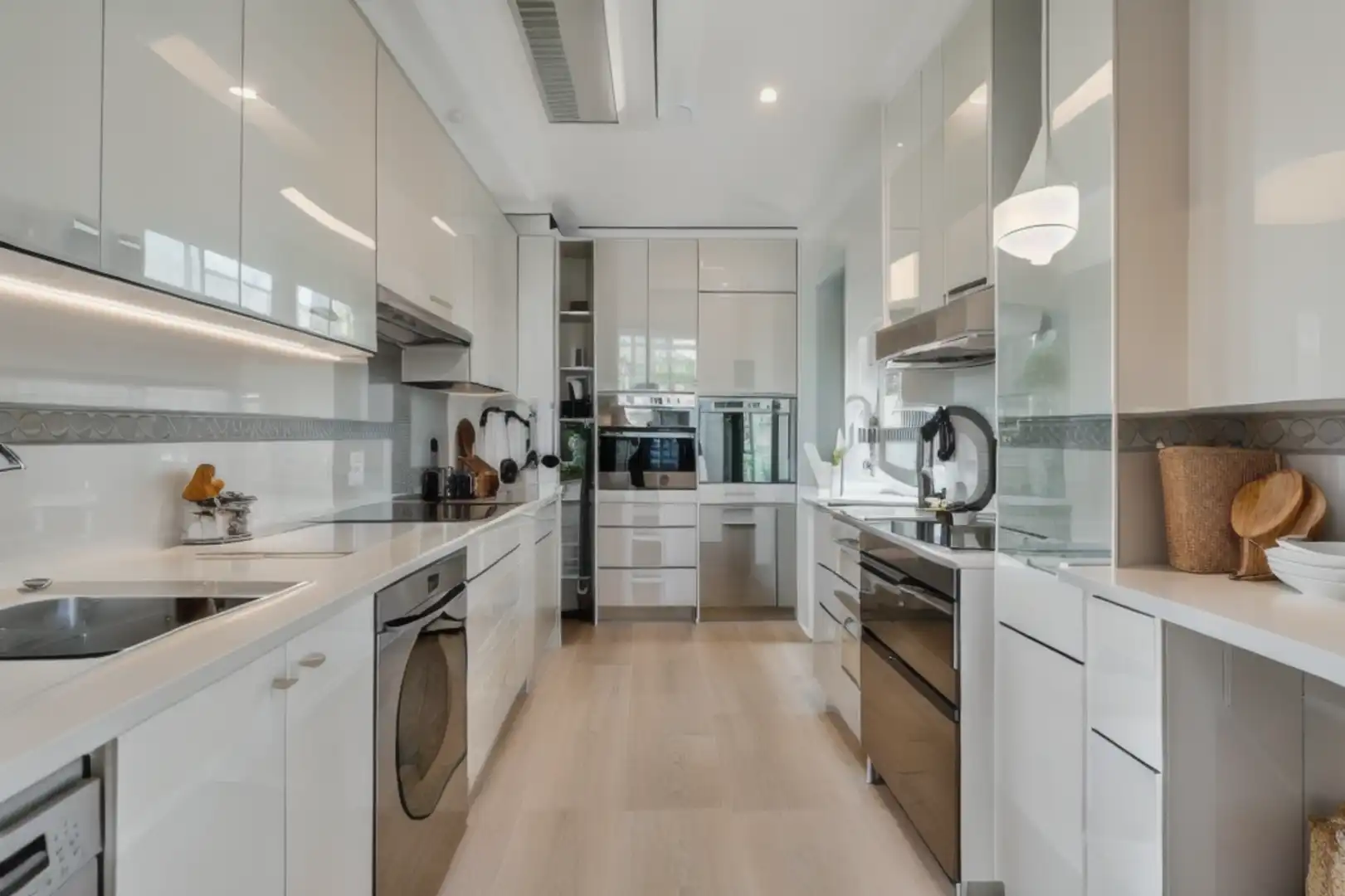 Kitchen of Flat for sale in Las Rozas de Madrid  with Air Conditioner, Private garden and Terrace