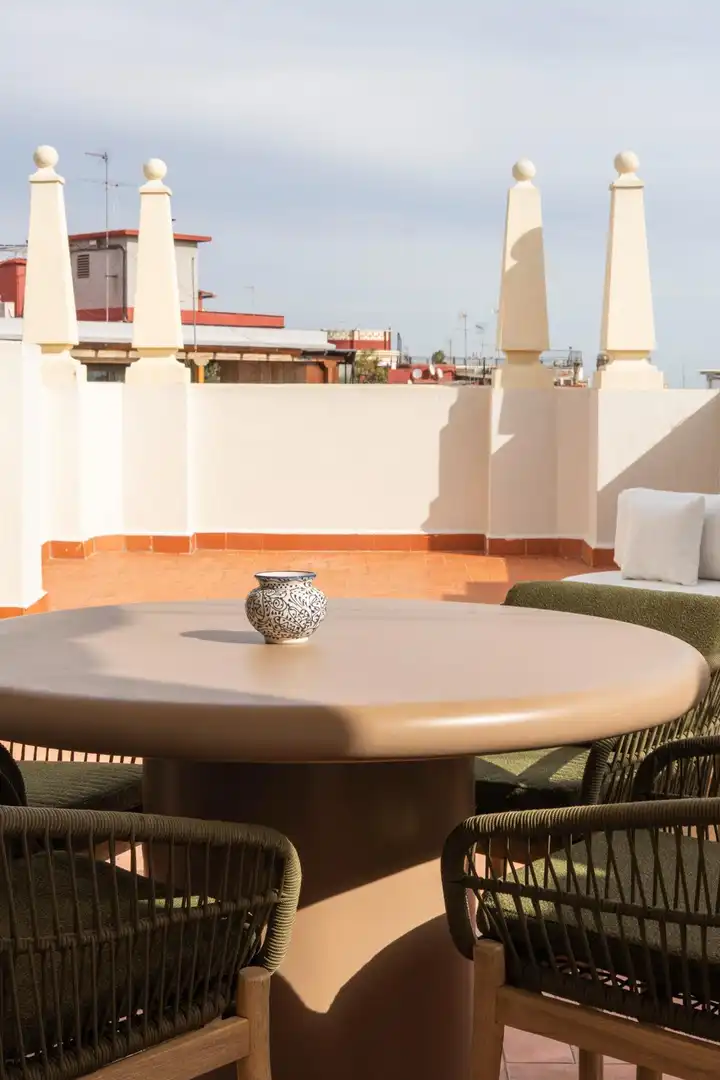 Terrace of Attic for rent in Valencia  with Air Conditioner, Heating and Terrace