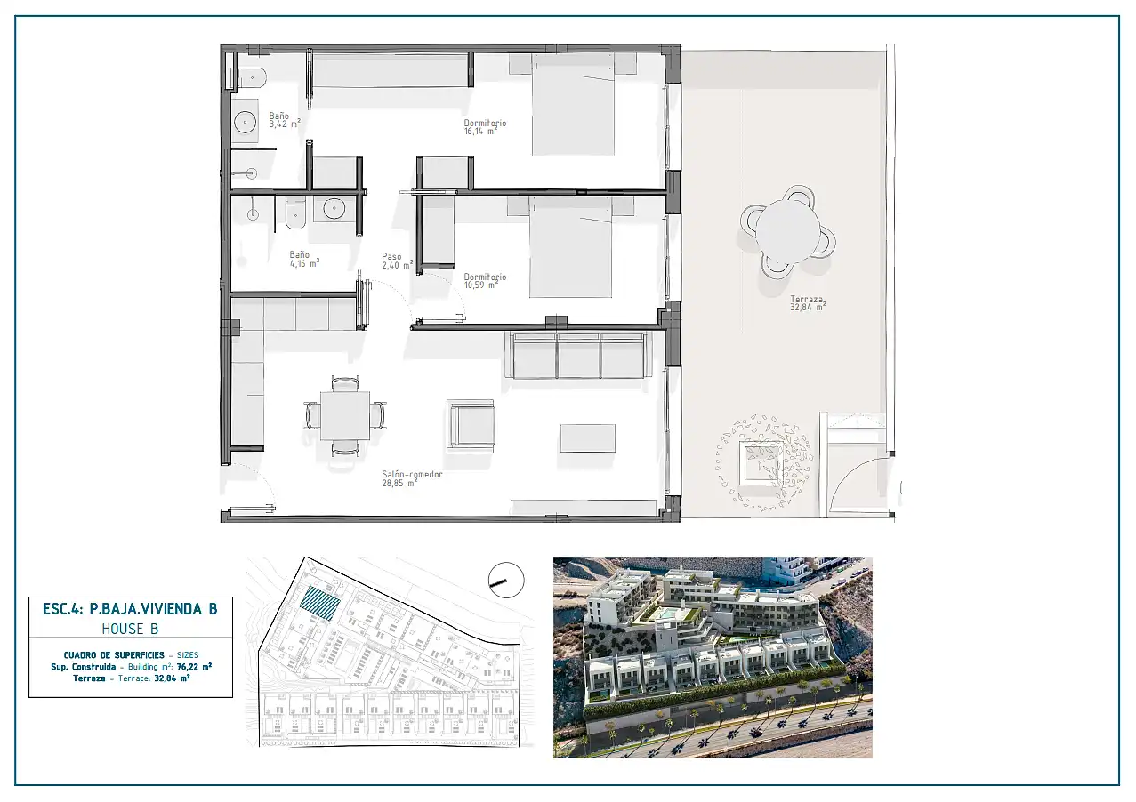 Apartament amb terrassa en venda a El Hornillo, imagen 15