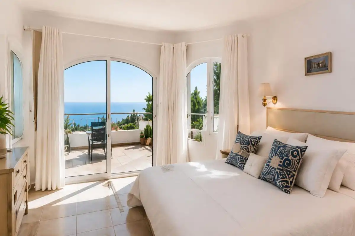 Dormitori de Casa o xalet en venda en Benalmádena amb Calefacció, Jardí privat i Terrassa