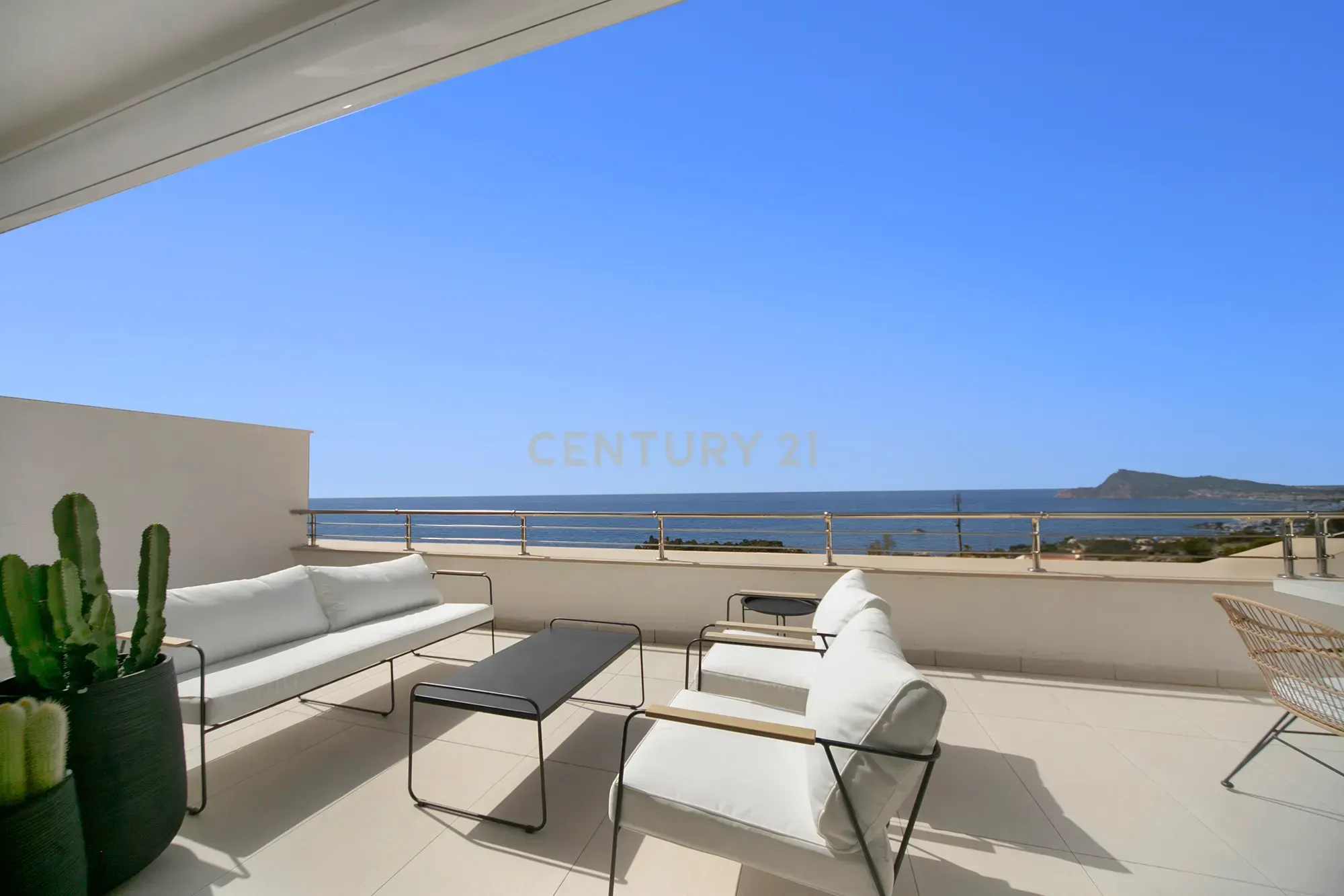Terrace of Apartment for rent in Altea  with Air Conditioner, Storage room and Furnished
