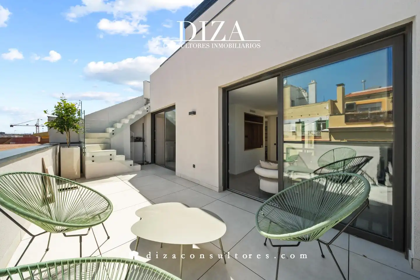 Terrasse von Maisonette zum Verkauf in Madrid mit Klimaanlage, Heizung und Terrasse