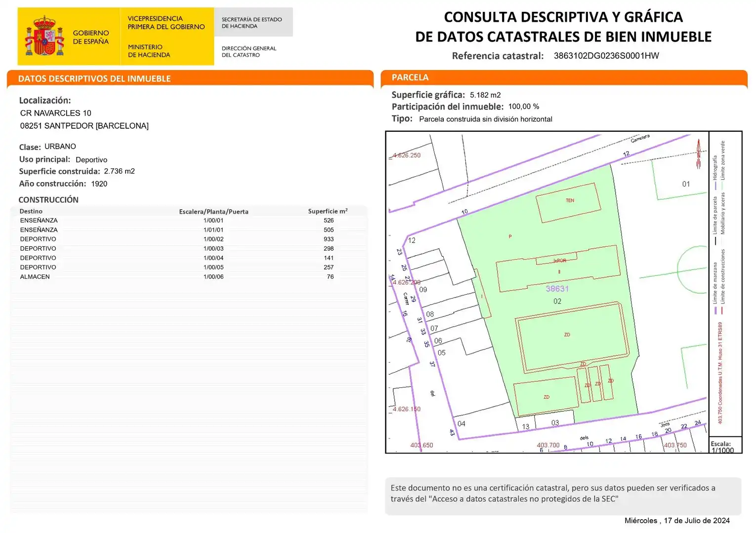 Außenansicht von Residential zum Verkauf in Santpedor