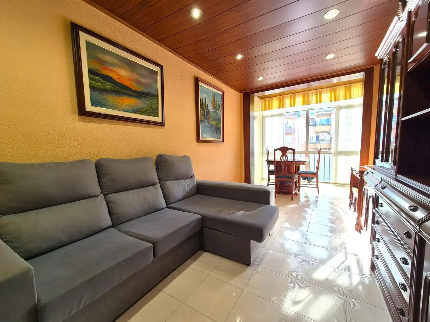 Sala de estar de Apartamento en venta en  Barcelona Capital