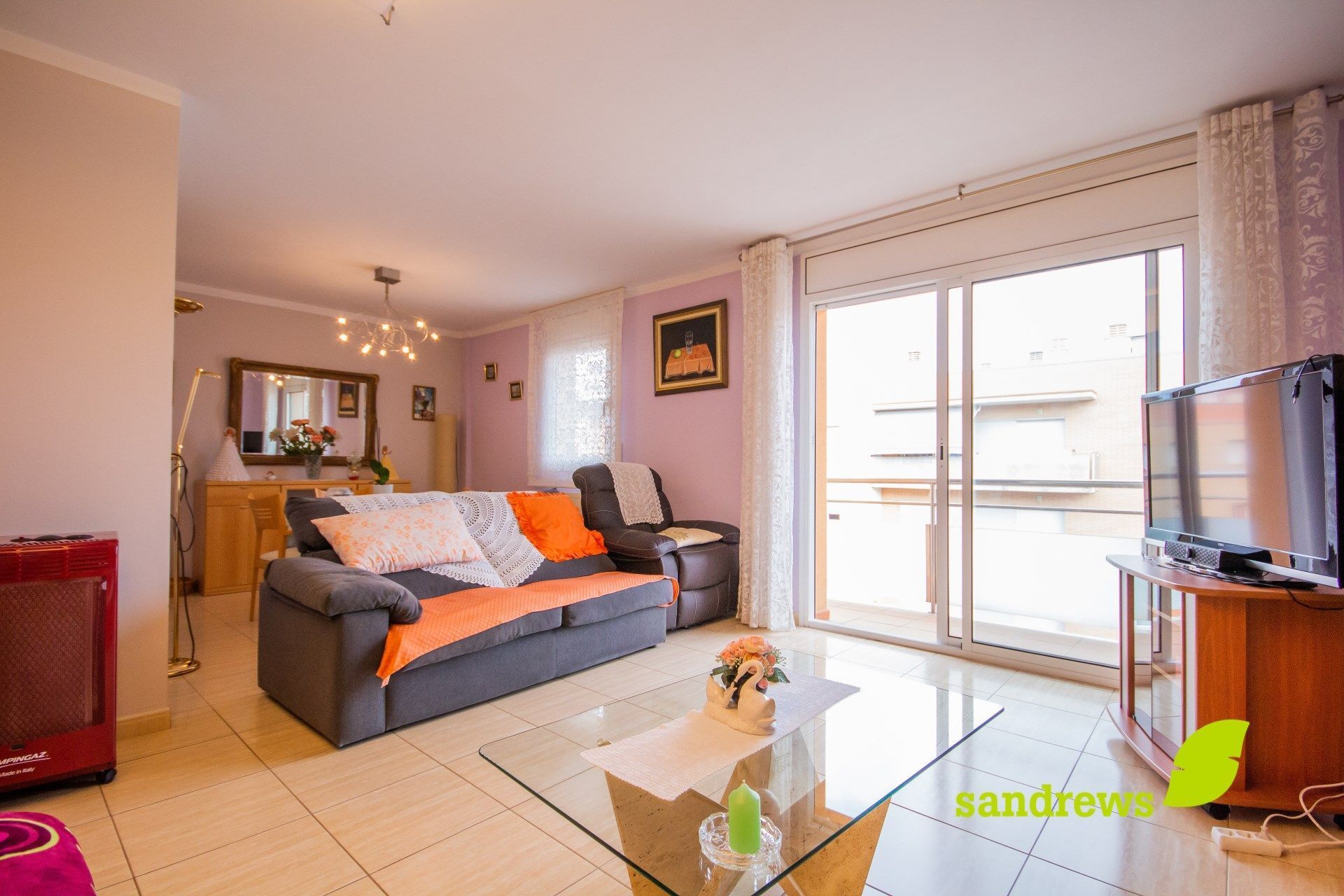 Living room of Duplex for sale in Figueres  with Heating and Storage room