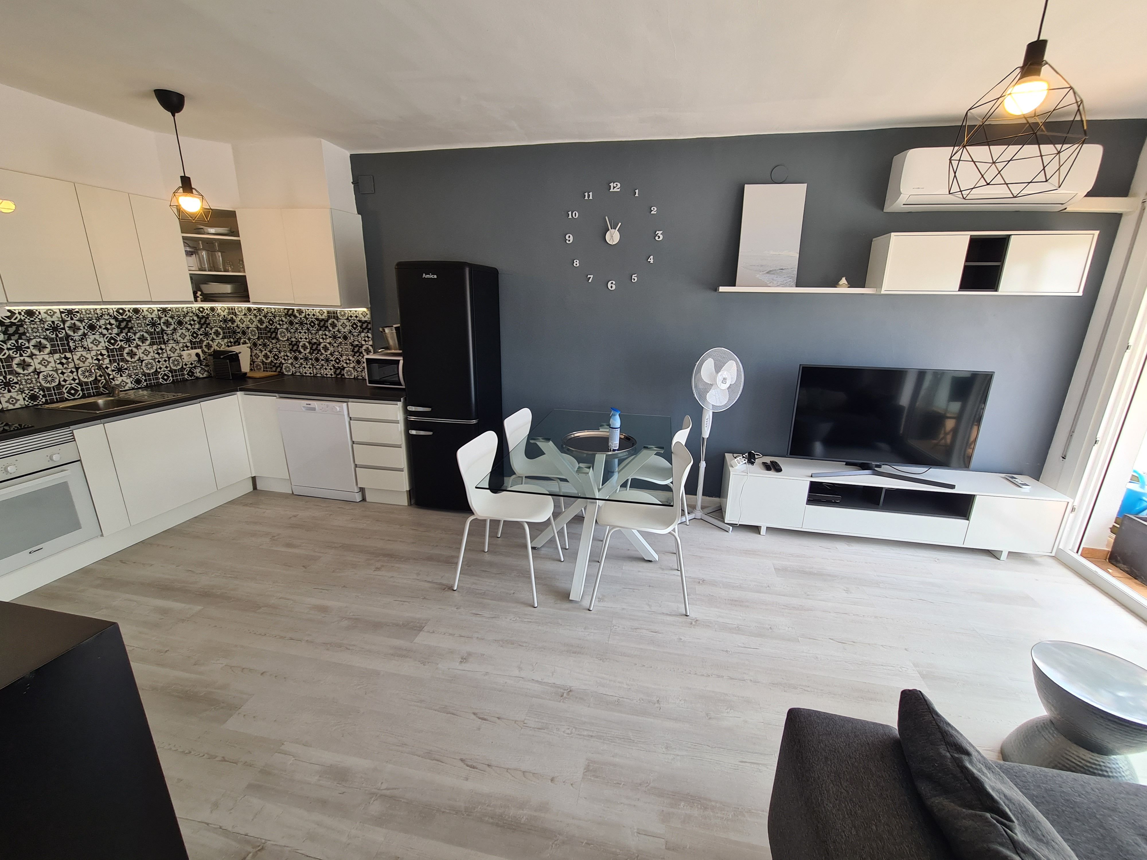 Living room of Apartment for sale in Empuriabrava  with Air Conditioner, Terrace and Furnished
