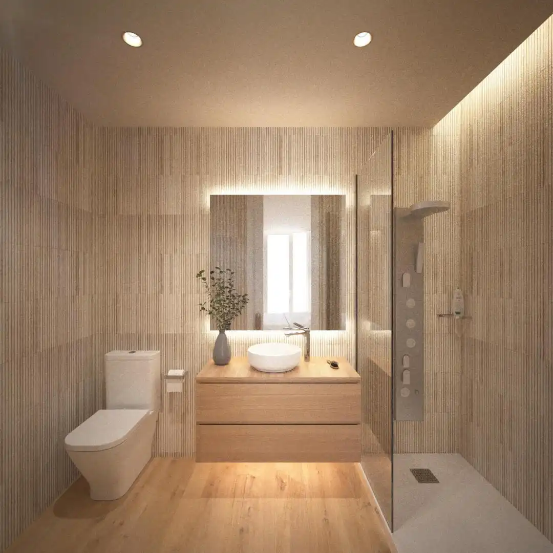 Baño de Casa adosada en venta en Sant Celoni con Calefacción, Terraza y Horno