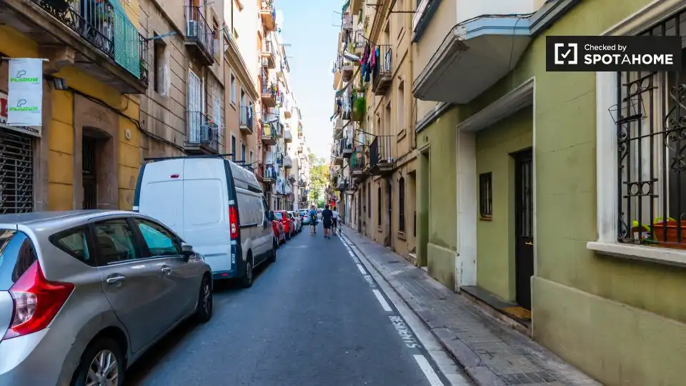 Exterior view of Flat for rent in Barcelona  with Air Conditioner, Heating and Furnished