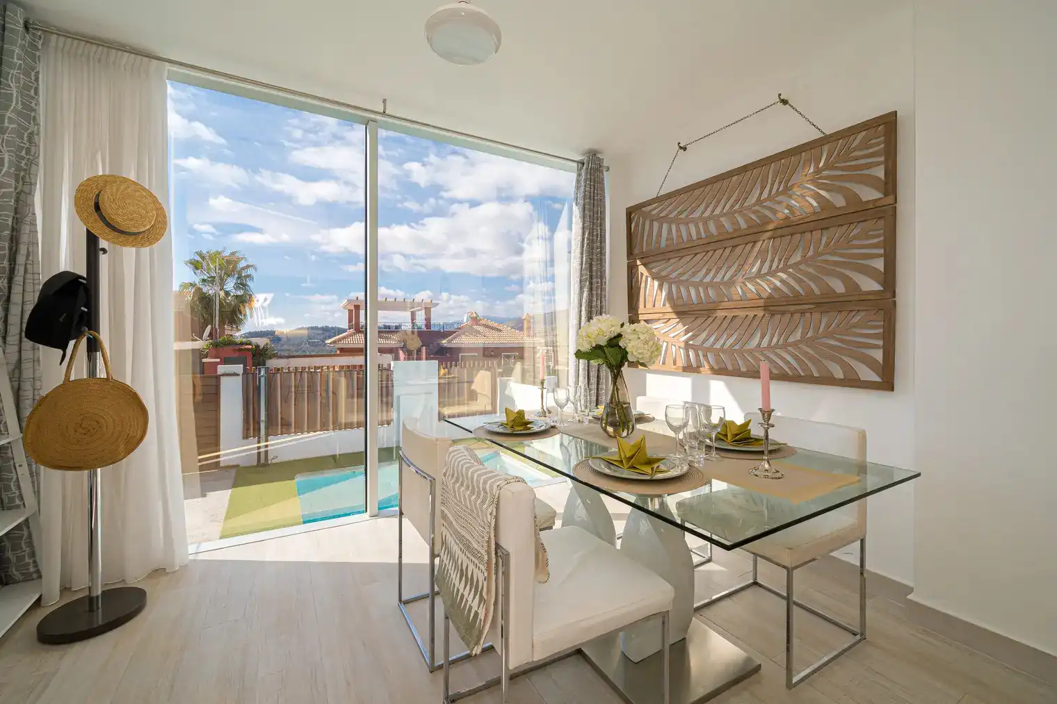 Comedor de Casa o chalet en venta en Finestrat con Aire acondicionado, Calefacción y Jardín privado