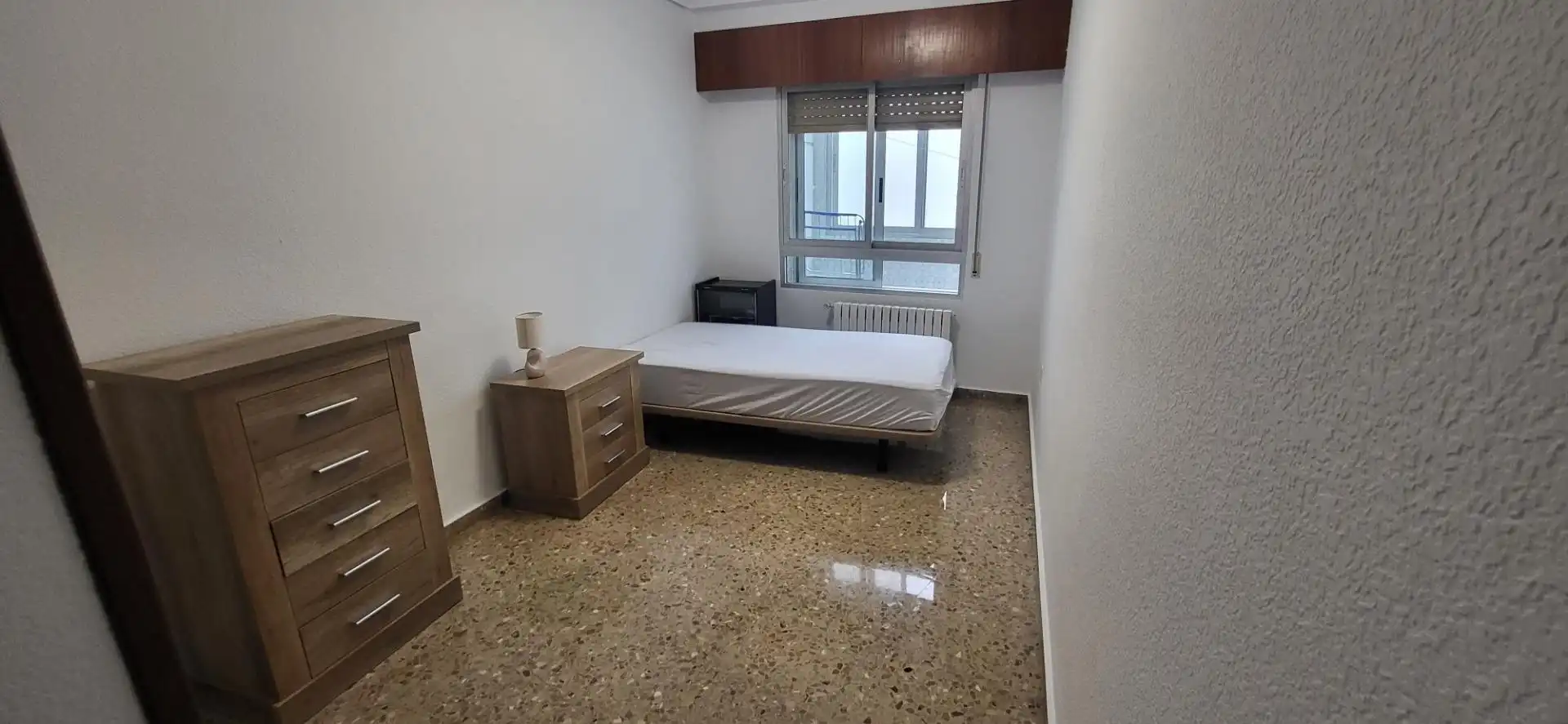 Bedroom of Flat for rent in Albacete  with Air Conditioner, Heating and Furnished