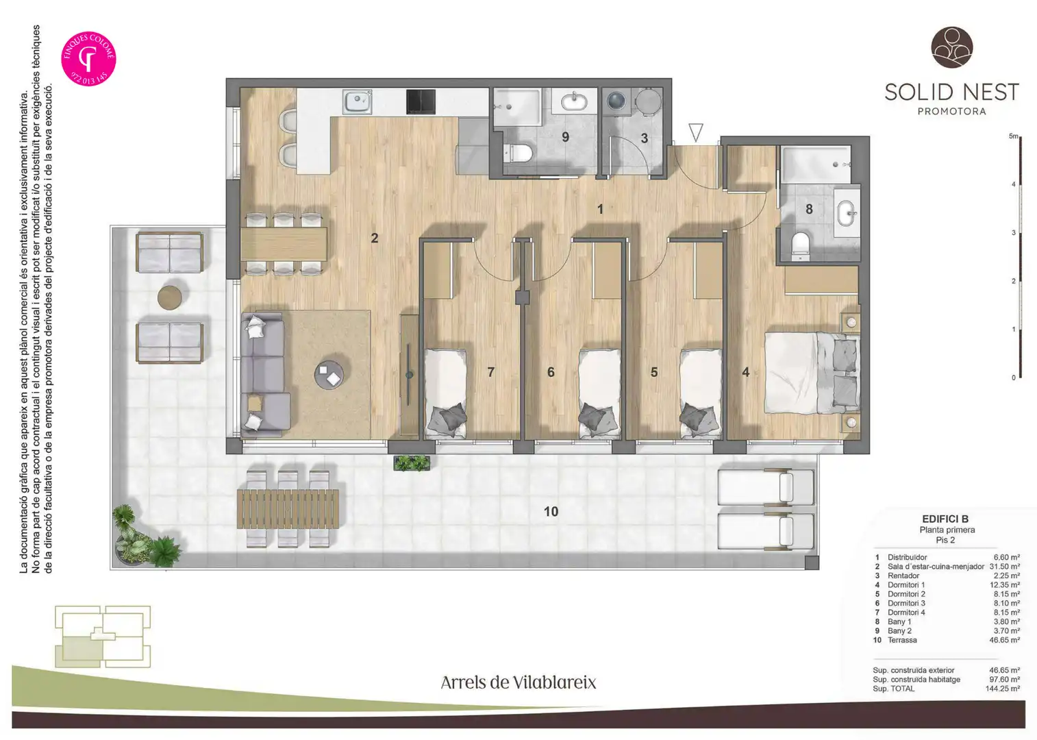 New build Flat with terrace for sale in Carrer Francesc Macià 13, imagen 2
