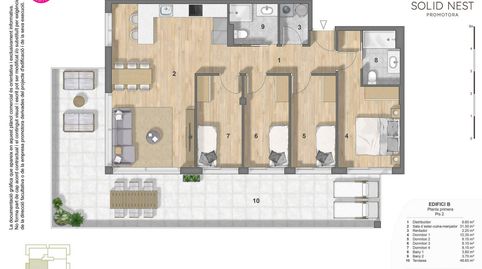 Foto 2 de Piso en venta en Carrer Francesc Macià, 13, Vilablareix, Girona