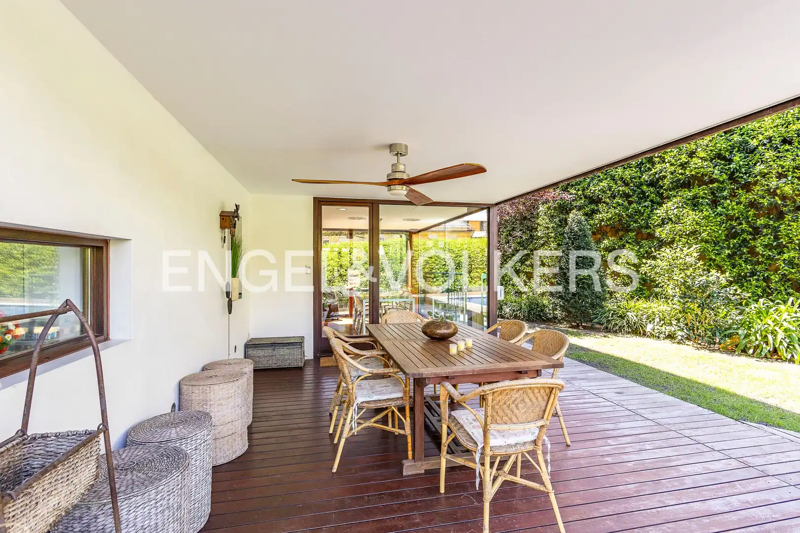 Terraza de Casa o chalet en venta en Sant Cugat del Vallès con Aire acondicionado, Calefacción y Jardín privado
