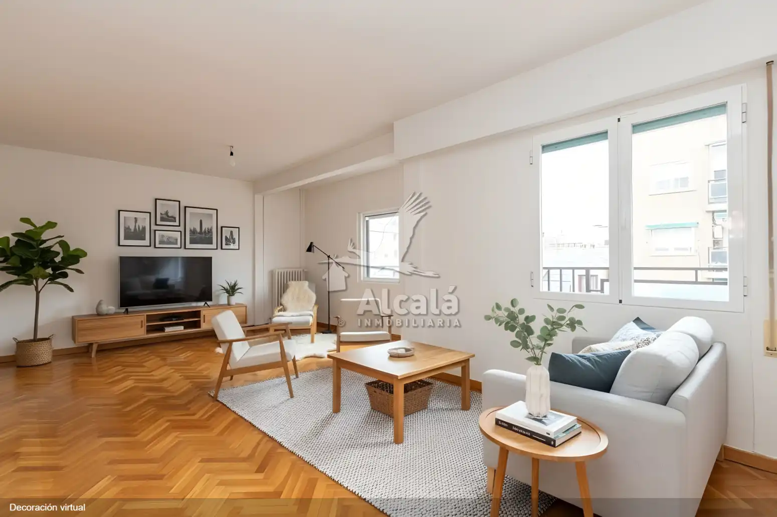 Sala de estar de Piso en venta en Alcalá de Henares con Aire acondicionado, Calefacción y Parquet