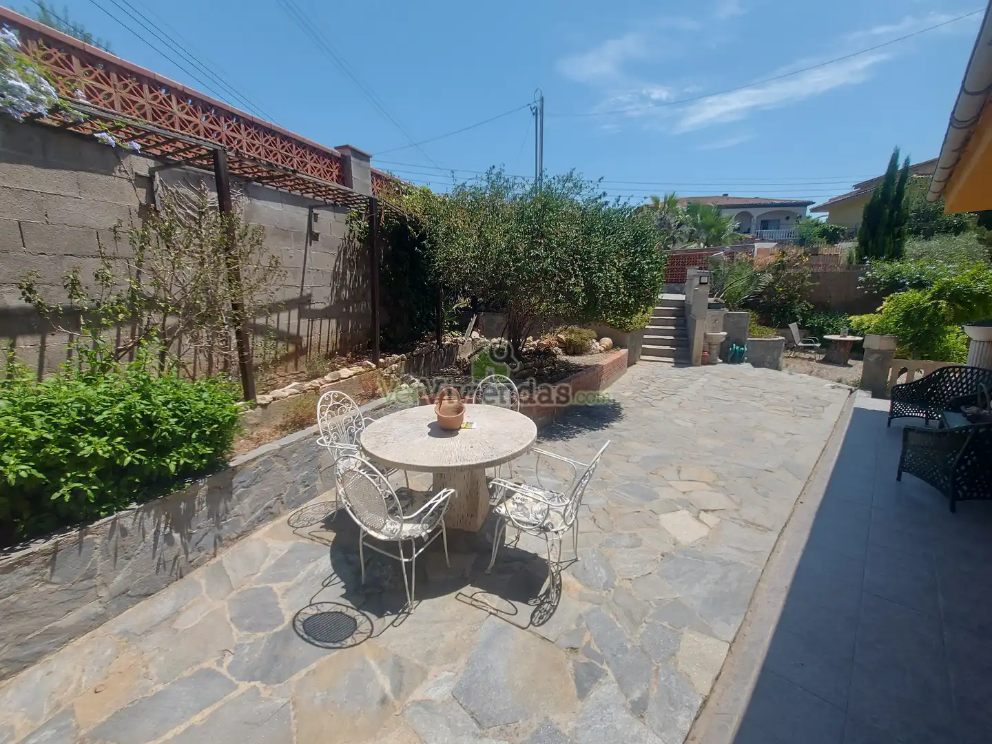 Terrassa de Casa o xalet en venda en Olivella amb Calefacció, Jardí privat i Parquet