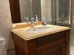 Bathroom of Flat for rent in Madrid  with Air Conditioner, Heating and Parquet flooring