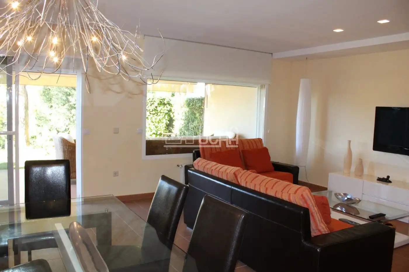 Sala de estar de Casa adosada de alquiler en Bétera con Aire acondicionado, Calefacción y Jardín privado