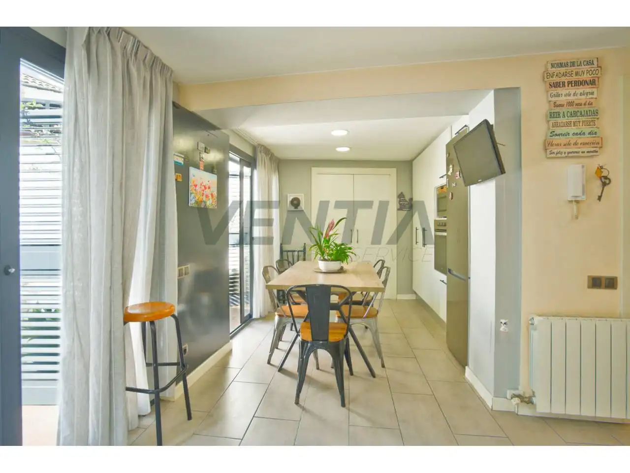 Kitchen of Houses for sale in Sant Feliu de Codines  with Air Conditioner, Heating and Private garden
