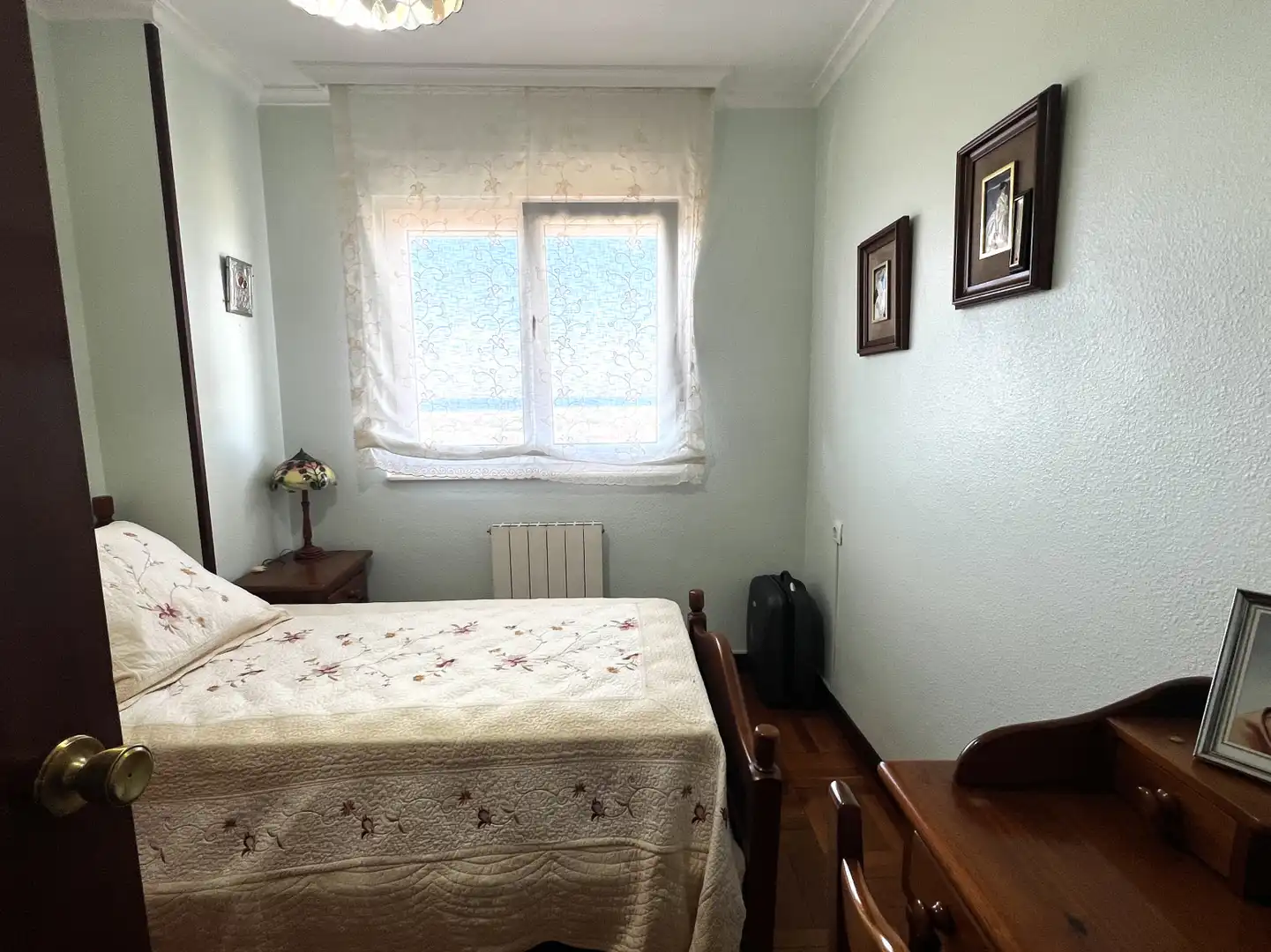 Bedroom of Flat for sale in Santander  with Heating, Parquet flooring and Storage room